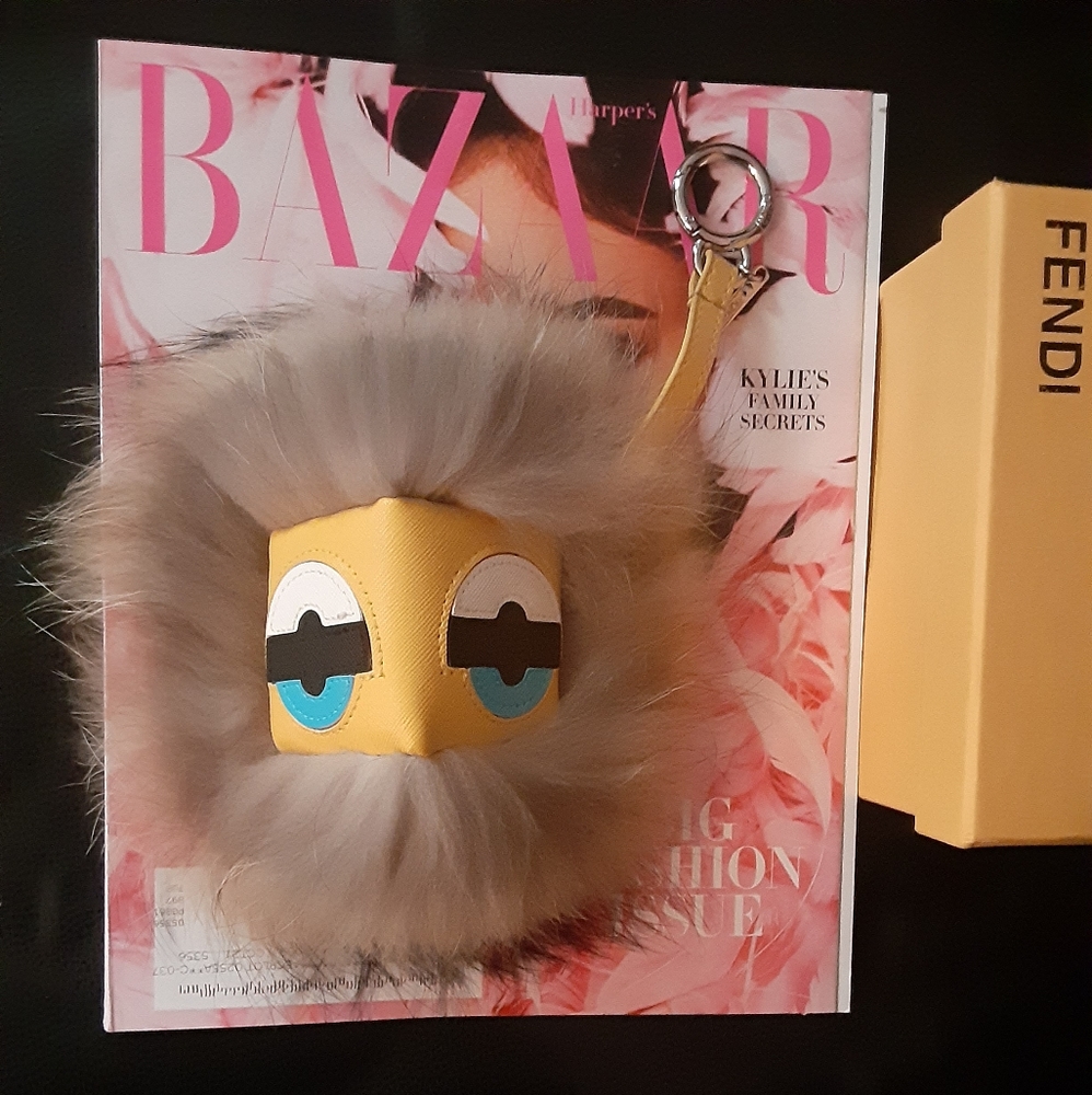 Fendi fur keychain